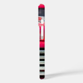 Red Retro LKW mit schwindelerregenden Würfeln Case-Mate iPhone Hülle (Rückseite / Links)