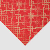 Red Retro Seidenpapier (Ausschnitt)