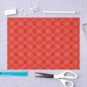 Red Retro Seidenpapier (Handwerk)