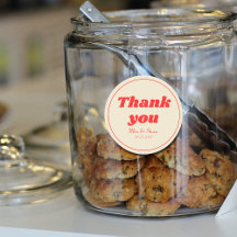 Red Retro Vintag Typografy Hochzeit danke