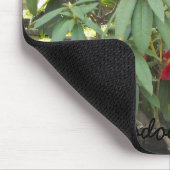 Red Rhododendrons Mousepad (Ecke)