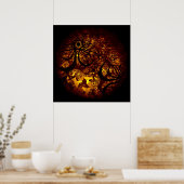 Red Riant Poster (Küche)