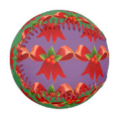 Red Ribbon Bow Holly Thunder_Cove Baseball (Vorderseite Links)