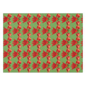 Red Ribbon Bow Holly Thunder_Cove Tischdecke (Vorderseite (Horizontal))
