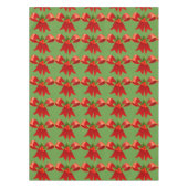 Red Ribbon Bow Holly Thunder_Cove Tischdecke (Vorderseite)