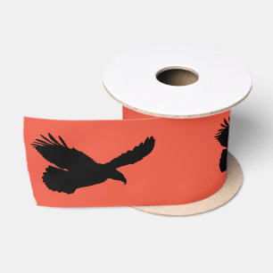 Red Ribbon Eagle Flying - Wählen Sie Farben Satinband