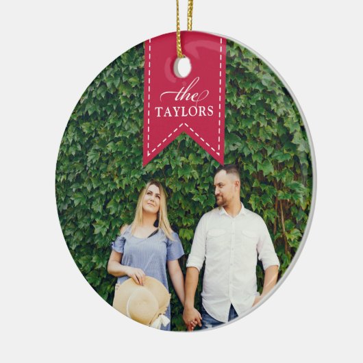 Red Ribbon | FOTO Keramik Ornament (Links)