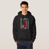 Red Ribbon Godson Heart Disease Awareness American Hoodie (Vorne ganz)