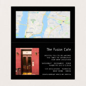 Red Ribbon, Grand Opening Ceremony Foto/Karte Visitenkarten (Innenseite Aufgefaltet)