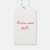 Red Ribbon Holly Thunder_Cove Geschenkanhänger (Rückseite)