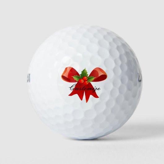 Red Ribbon Holly Thunder_Cove Golfball (Vorderseite)