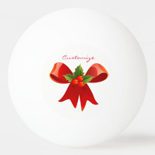 Red Ribbon Holly Thunder_Cove Tischtennisball