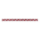 Red Ribbon Infinity Herzleiste Satinband (Vorderseite)