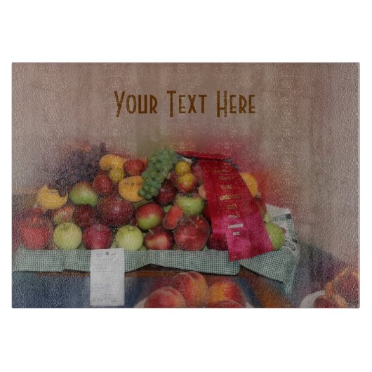 Red Ribbon Landkreis Messe Obst Schneidebrett (Vorderseite)