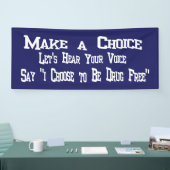 Red Ribbon macht ein Schulbanner Banner (Messe)