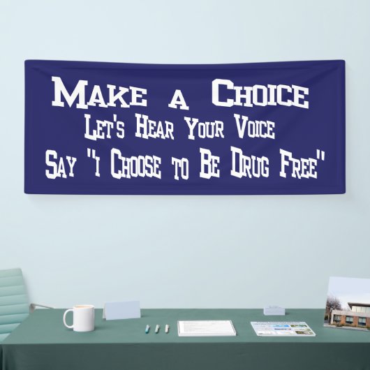 Red Ribbon macht ein Schulbanner Banner (Messe)