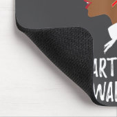 Red Ribbon Month _ National Heart Disease Awarenes Mousepad (Ecke)