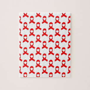 Red Ribbon Pattern Puzzle