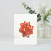 Red Ribbon Postkarte (Stehend Vorderseite)