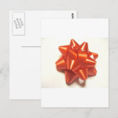 Red Ribbon Postkarte (Vorne/Hinten)