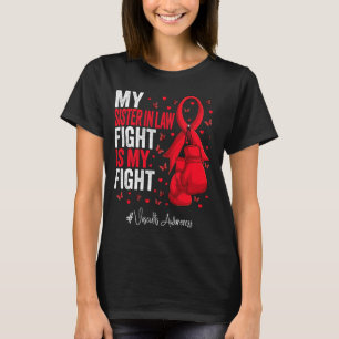 Red Ribbon Schwester des Gesetzes Vasculitis Bewus T-Shirt