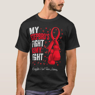 Red Ribbon Stepbruder Congestive Heart Failure Aw T-Shirt
