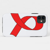 Red Ribbon Zeichnend Case-Mate iPhone Hülle (Rückseite (Horizontal))