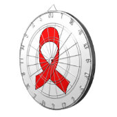 Red Ribbon Zeichnend Dartscheibe (Vorderseite rechts)