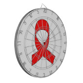Red Ribbon Zeichnend Dartscheibe (Vorderseite Links)