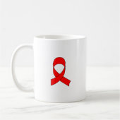 Red Ribbon Zeichnend Kaffeetasse (Links)