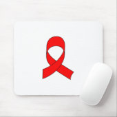Red Ribbon Zeichnend Mousepad (Mit Mouse)