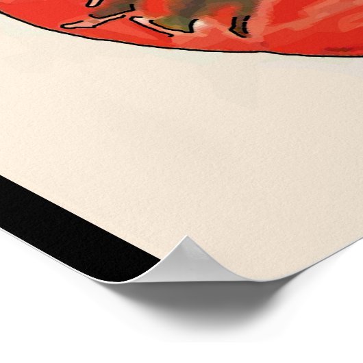 Red Rider Crawfish Poster (Ecke)