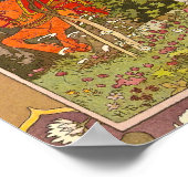 Red Rider Fairy Tale Vasilisa - Ivan Bilibin Poster (Ecke)