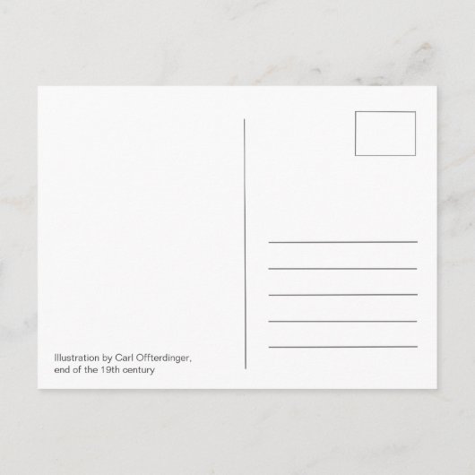 Red Riding Hood CC0204 Fairy Tale Postkarte (Rückseite)