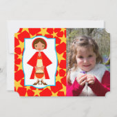 Red Riding Hood Einladung (Vorderseite)