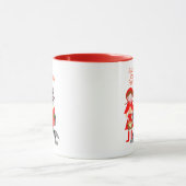 Red Riding Hood Girl Geburtstagsparty Tasse (Zentrum)