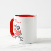 Red Riding Hood Girl Geburtstagsparty Tasse (Vorderseite Links)