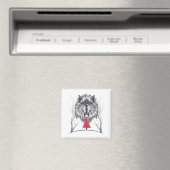 Red Riding Hood Kostüm Gif für Mädchen Magnet (In Situ (Geschirrspüler))