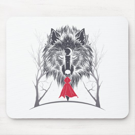 Red Riding Hood Kostüm Gif für Mädchen Mousepad (Vorne)