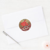 Red Riding Hood Picking Poppies Stickers (Umschlag)