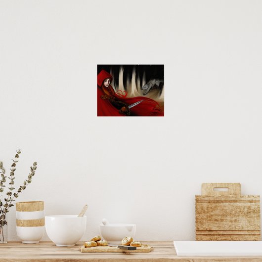 Red Riding Hood Poster (Küche)