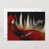 Red Riding Hood Postkarte (Vorne/Hinten)