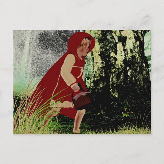 Red Riding Hood Postkarte (Vorderseite)