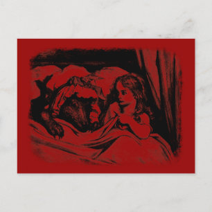 Red Riding Hood Postkarte