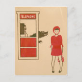 Red Riding Hood Postkarte (Vorderseite)