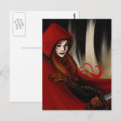 Red Riding Hood Postkarte (Vorne/Hinten)