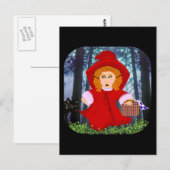 Red Riding Hood Postkarte (Vorne/Hinten)