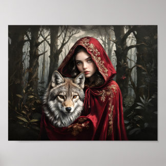Red Riding Hood und die wahre Geschichte mit Wolf Poster