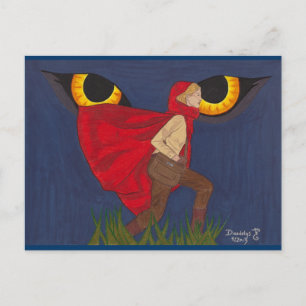 "Red Riding Hood" von Daedelys Postkarte