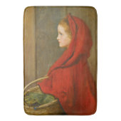 Red Riding Hood (von John Everett Millais) Badematte (Vorderseite Vertikal)